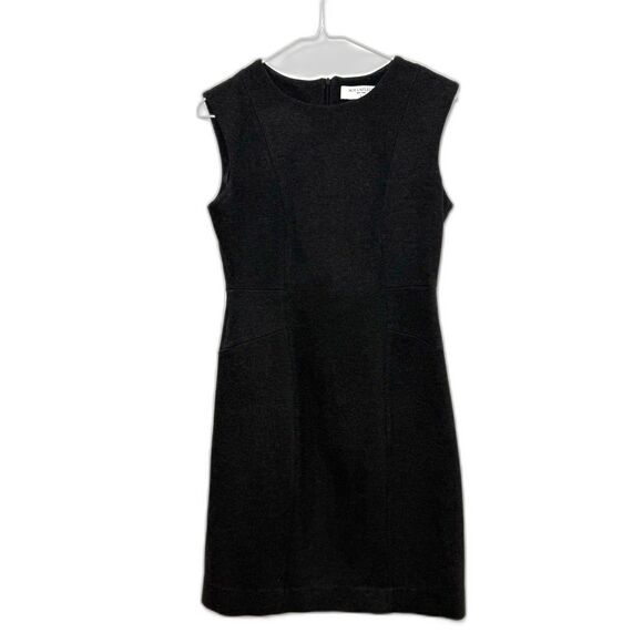MM Lafleur The Giovanna Dress - Twill Ponte Charcoal Gray 4 - Picture 3 of 7